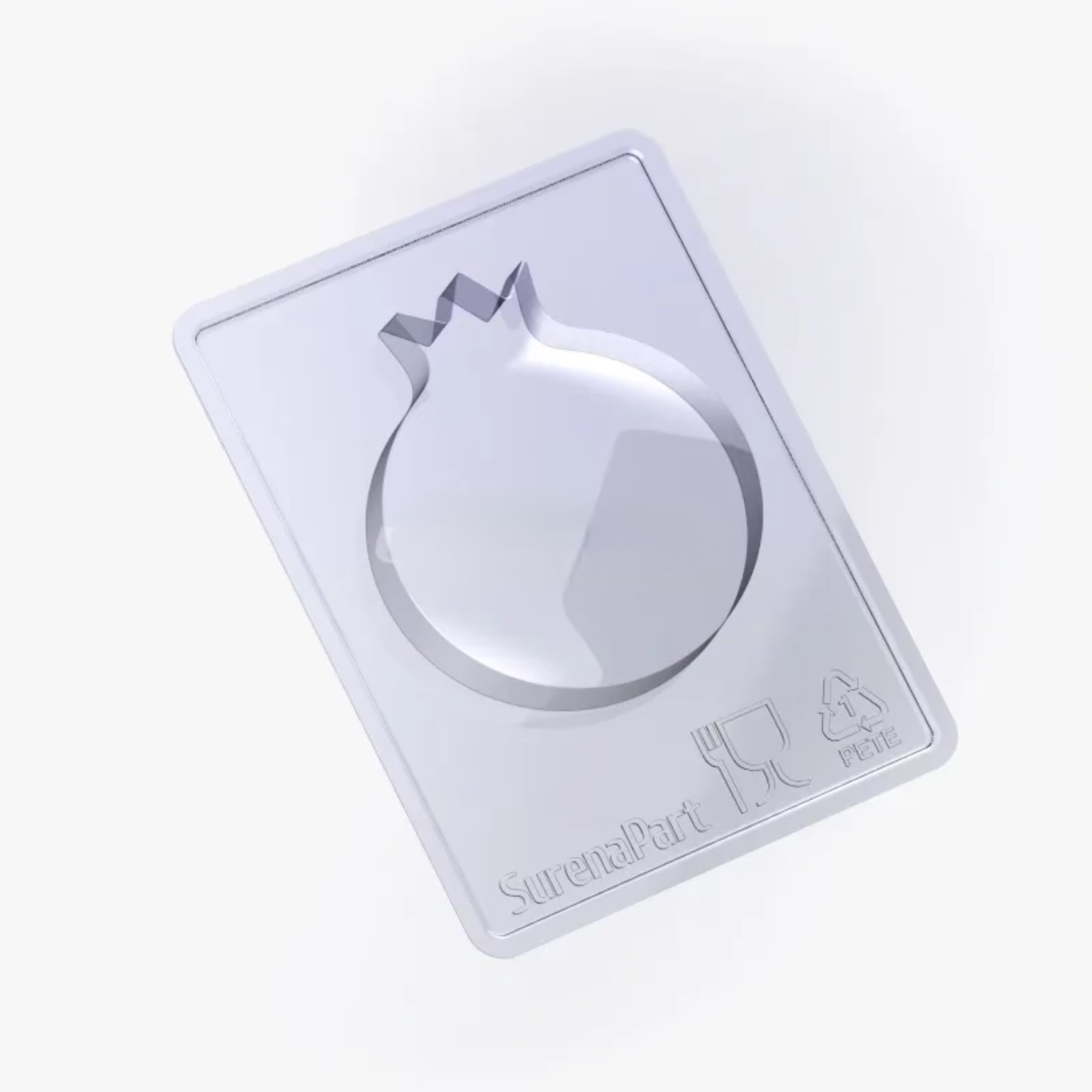 قالب طلقی انار ساده | قالب شکلات و ژله یلدایی فودگرید