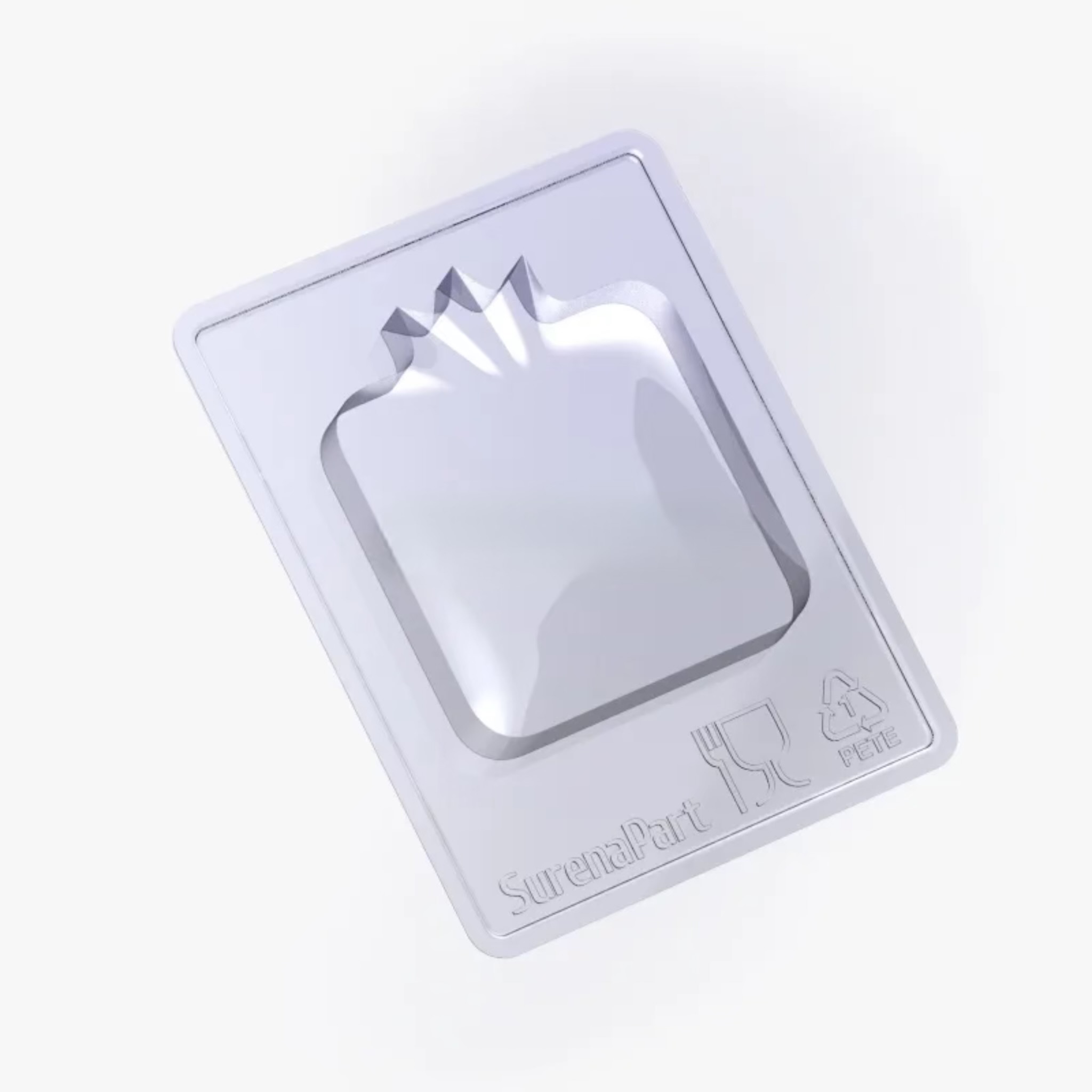 قالب طلقی انار مربع | قالب شکلات و ژله یلدایی از طلق فودگرید