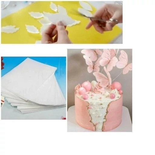 کاغذ خوراکی ویفر پیپر بسته ۵ عددی