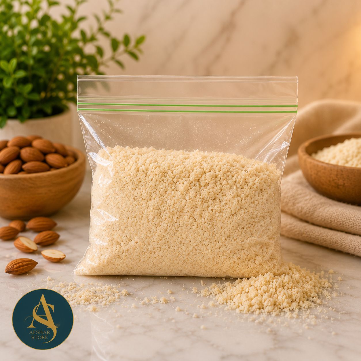 پودر بادام درختی خالص ۲۵۰ گرم