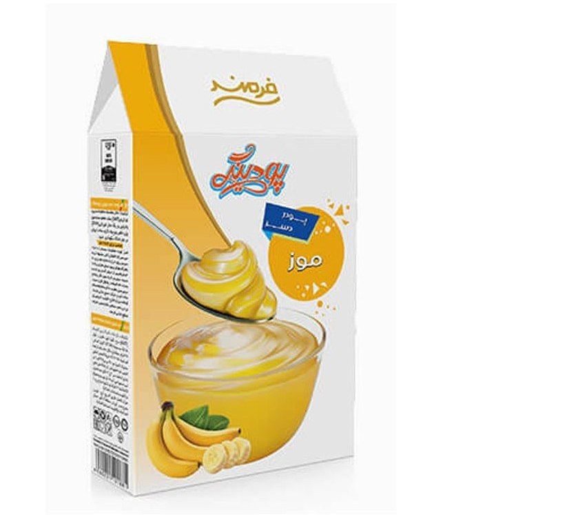 پودر دسر پودینگ موزی فرمند ۱۲۵ گرم